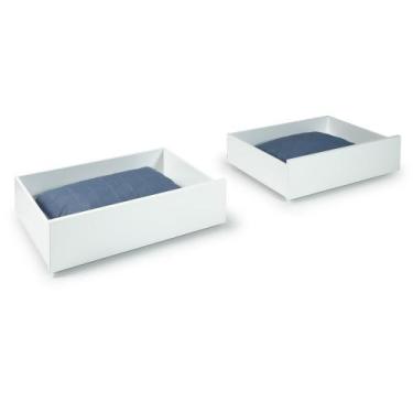 Imagem de Kit 2 Gavetões em Madeira Maciça Mv Outlet, Branco