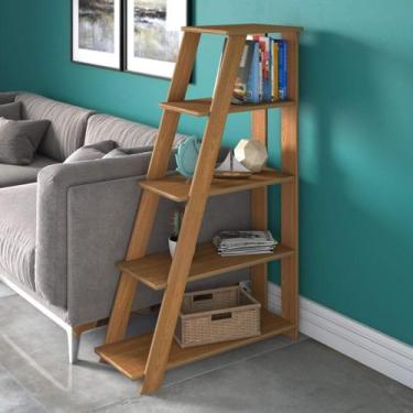 Imagem de Estante Estilo Escada Retro Industrial Pirâmide 5 Prateleiras Star - A