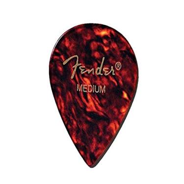 Imagem de Fender Palhetas clássicas de celuloide em formato 551 (pacote com 12) para guitarra elétrica, guitarra acústica, bandolim e baixo, 551 - pesado, multicolorido (casca de tartaruga)