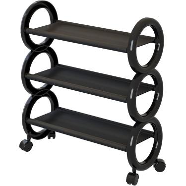 Imagem de Racks de sapatos ， Shoe Rack com rodas, sapato de prateleira de tecido resistente, suporte de sapato largo ， para corredores, quartos e áreas compactas, a, 46 * 20 * 73cm