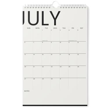 Imagem de Karto Calendário de parede 2025-2026 - vertical 28 x 43 cm de julho de 2025 a dezembro de 2026 - Aumente sua produtividade e planejamento fácil com o calendário mensal estético - texto grande