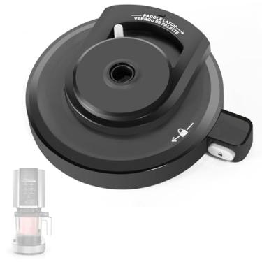 Imagem de As tampas da máquina de sorvete são adequadas para a série Ninja NC299AMZ/NC301/NC300/NC201/NC101, tampas externas reutilizáveis, acessórios de tampas de bloqueio de substituição de creme (sem remo)