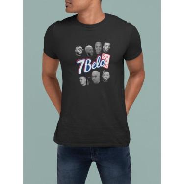 Imagem de Camiseta Unisex Algodão 7 Belo Premium Divertida Lançamento 2025 - ELS