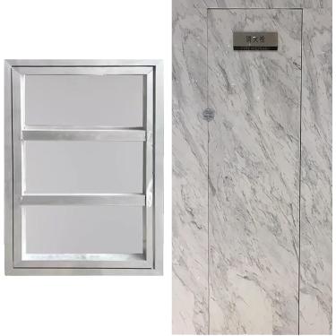 Imagem de Porta de acesso embutida para ladrilhos, painel de acesso de alumínio Touch Latch, porta de trava de acesso oculto, parede de drywall e escotilha de acesso ao teto, 24x79in (600x2000mm)