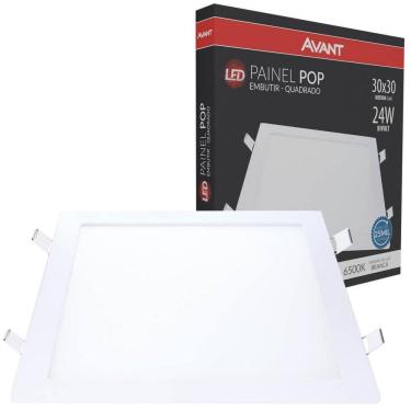 Imagem de Plafon Embutir De Led 24W Luz Branca 6500K Bivolt Avant