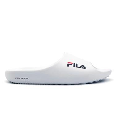 Imagem de Chinelo Fila Drifter Foam Feminino,Branco/Vermelho/Marinho,34