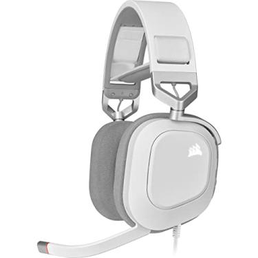 Imagem de Headset Gamer Corsair HS80 RGB USB, Surround 7.1, Drivers 50mm, Branco - CA-9011238-NA