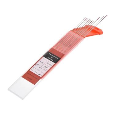 Imagem de HARFINGTON Eletrodos de tungstênio para soldagem TIG, 5 peças de 0,1 cm e 5 peças de 1/40.6 cm por 17.8 cm, 0,7-0,9% de zircônio para soldagem de aço inoxidável, soldagem de liga de magnésio de