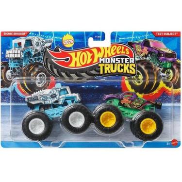 Imagem de Carrinho HOT Wheels Monster TRUCK Bionic X TEST Subject Mattel FYJ64