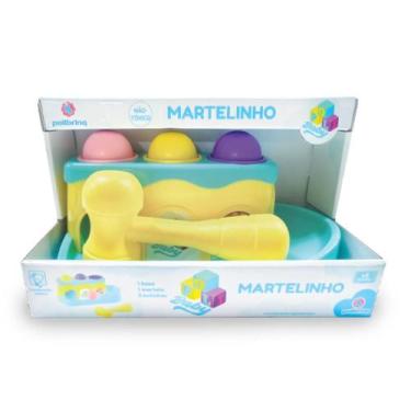Imagem de Brinquedo Infantil Martelinho Poli Baby Didático Polibrinq