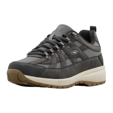 Imagem de Lugz Tênis masculino Cage, carvão escuro/cinza escuro/branco sussurro/chiclete, tamanho 41