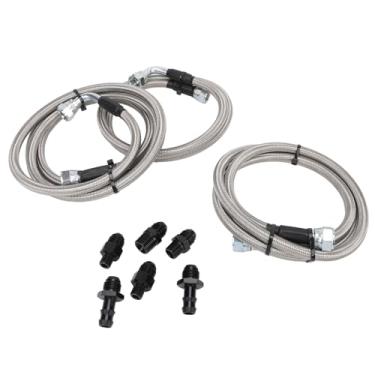 Imagem de EVGATSAUTO Linhas de Refrigeração de Engrenagem de Alto Desempenho de Alto Desempenho para 2500 3500 5.9L 1996-2002 Com Transmissão 47Re, Linhas de Mangueira de Instalação Simples para Troca Rápida