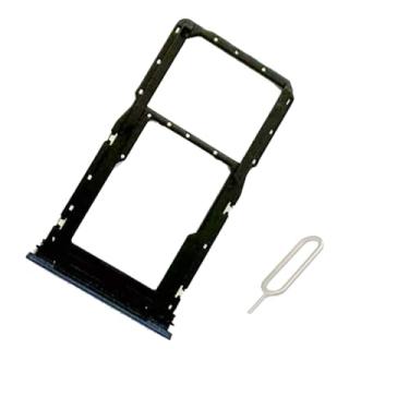 Imagem de UPONEW Para Motorola Moto G Power 5G 2025 Bandeja de cartão SIM e suporte de cartão SIM Micro SD Peça de reposição para recipiente (preto)