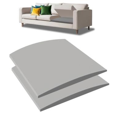 Imagem de Aifong 2 peças de suporte de almofada de sofá para almofada flácida 50.8 cm x 50.8 cm 40D almofada de alta densidade substituição cinza suporte de almofada de sofá