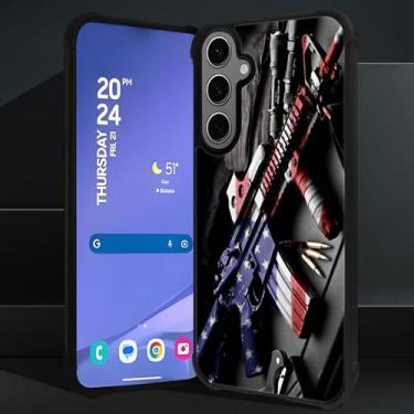 Imagem de ZHEGAILIAN Compatível com Samsung Galaxy S24/25 Plus, capa rígida masculina com design gráfico de acrílico à prova de choque e anti-arranhões para Samsung Galaxy S24/25 Plus
