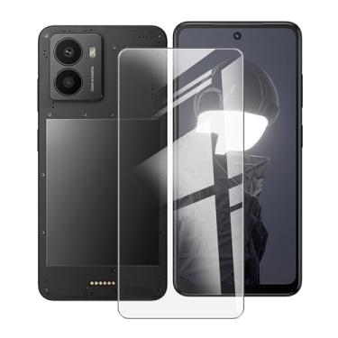 Imagem de [1 unidade] Película protetora de tela HMD Fusion, película de vidro temperado com dureza 9H, antiarranhões, sem bolhas, película protetora para HMD Fusion (16,56 polegadas)