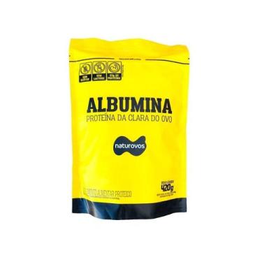 Imagem de Albumina - Clara de Ovos em Pó 420g - Naturovos (UEVO Nova Marca), Nat