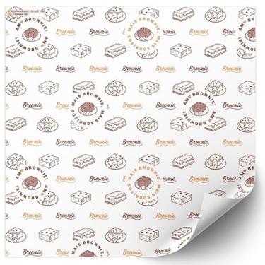 Imagem de Papel Manteiga Antigordura BROWNIE 20x20cm 500 UNIDADES