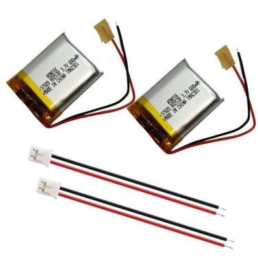 Imagem de Kit 2 Bateria Original 3.7v 600mah C/ Cabo Jst Ph 2.0mm - Rontek