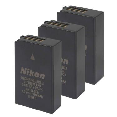 Imagem de Pacote de bateria Nikon EN-EL20a recarregável de íon de lítio 7,2 V