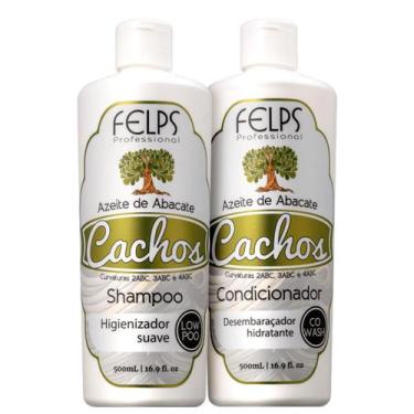 Imagem de Felps-Kit Shampoo e Condicionador de Abacate  Azeite 500ml - Felps Pro