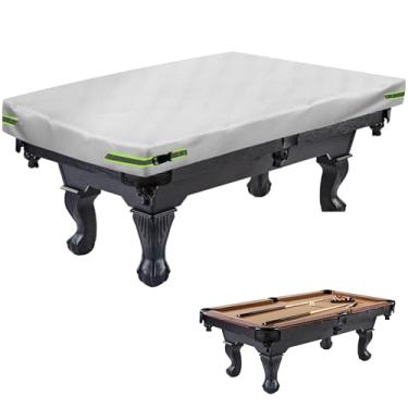 Imagem de Capa de mesa de bilhar de 2,4 m - capa de mesa de bilhar, capas impermeáveis 600D para mesa de bilhar de bilhar, capa de mesa de móveis de sinuca resistente e livre de arranhões - 2,5 m