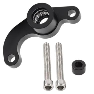 Imagem de RAGBUSCLE Suporte estabilizador de mudança de marcha preto, substituição de suporte de alavanca de câmbio de liga de alumínio, compatível com Kawasaki Z900 2018-2023, compatível com Kawasaki Z900RS