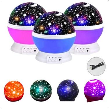 Imagem de Luminária Luz Giratório Mesa Galaxy Infantil Perfeito Premium - LIPPIN
