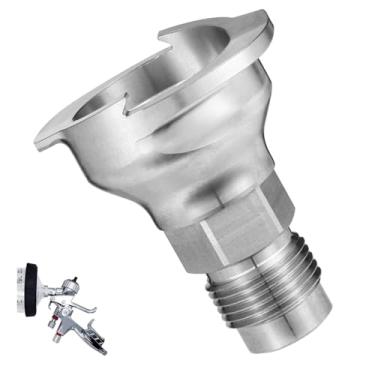 Imagem de ulapithi Adaptador Para Pistola De Pulverização 26046 Pps 2.0 #S15 3/8" Macho 19 Roscas Bsp Compatível Com 3M, Conecta Diversas Marcas Tinta Ao Sistema - 1 Pacote
