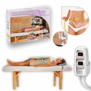 Imagem de Vibro Manta Térmica Estética Digital Bivolt Massageadora MEIO CORPO Bi