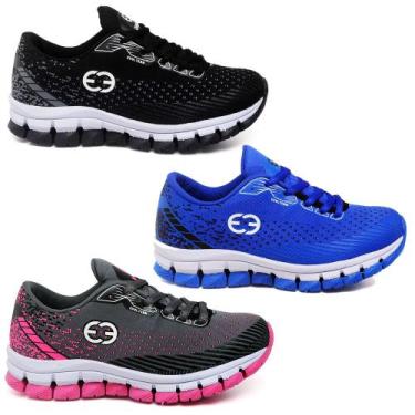 Imagem de Kit 3 Tênis Infantil Feminino Evoltenn Impacto Branco, Branco, 26