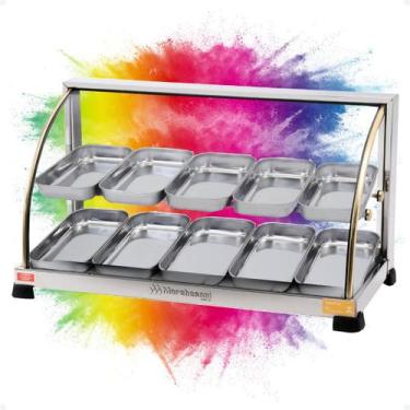 Imagem de Estufa Curva Para Salgados 10 Bandejas Dupla Marchesoni 127v