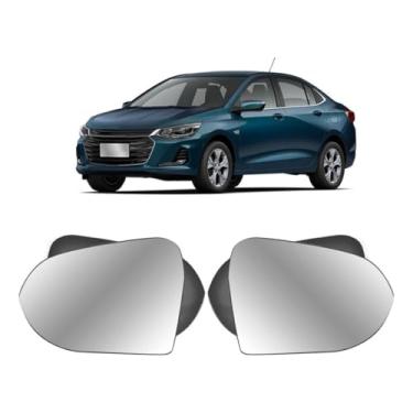 Imagem de Lente Retrovisor Esquerda e Direita para Prisma e Onix – Kit com 2 Peças