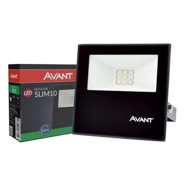 Imagem de Refletor LED Avant Slim Verde 10W 750 Lúmens Bivolt Preto