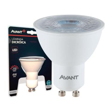 Imagem de Lâmpada LED Avant Mini Dicroica Deluxe GU10 4W 6,500K Branca