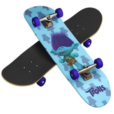 Imagem de Skate Infantil Trolls Dreamworks Rosa Ou Azul Azul