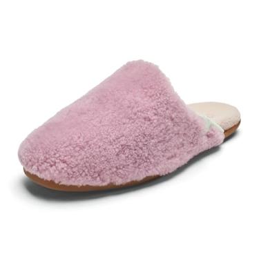 Imagem de OluKai Pantufa feminina Hale Mule, rosa empoeirado/tapa, 39, Rosa empoeirado/tapa, 38