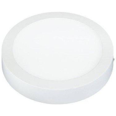 Imagem de Painel Led Redondo Sobrepor 24W Bivolt 3000K Amarelo/Quente