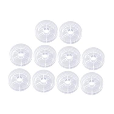 Imagem de menolana 10 peças de carretéis de eixo de linha de pesca, enrolador de fio de pesca para organizar linhas, S