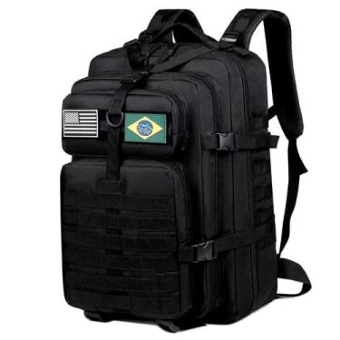 Imagem de Mochila masculina militar 50l tática reforçada impermeavel grande dive