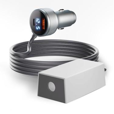 Imagem de Starlink Mini adaptador para carro de 12 V com conversor step-up, mini cabo de alimentação Star Link 3FT 12V-24V para 30V Boost isqueiro adaptador de 12 volts com USB A QC 3.0, portas Tipo-C PD 45W e