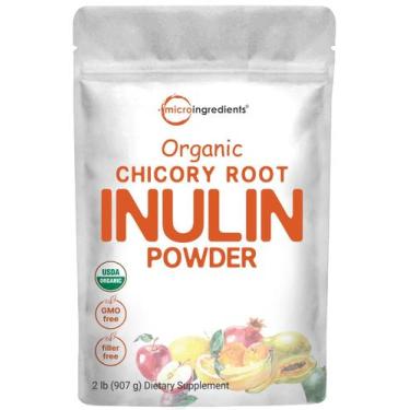 Imagem de Microingredientes em pó de inulina de raiz de chicória 1 kg - Micro In