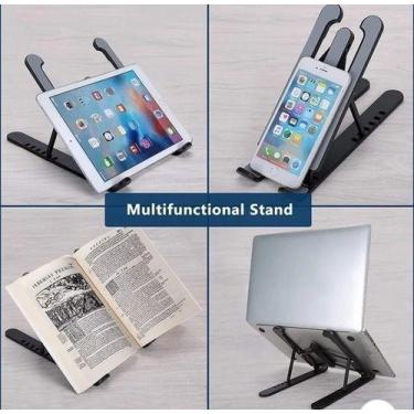 Imagem de Suporte Notebook Preto Abs Reliza Ergonômico - Online