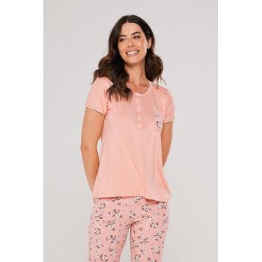 Imagem de Pijama Feminino Pele De Pêssego Louise - Praqnome, Rosê, M