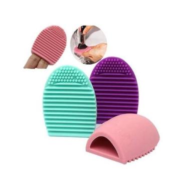 Imagem de Esponja de Silicone para Limpeza de Pinceis de Maquiagem Brushegg - MK