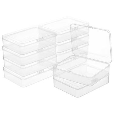 Imagem de Caixa organizadora de armazenamento BENECREAT PP Plastic 10 pacotes