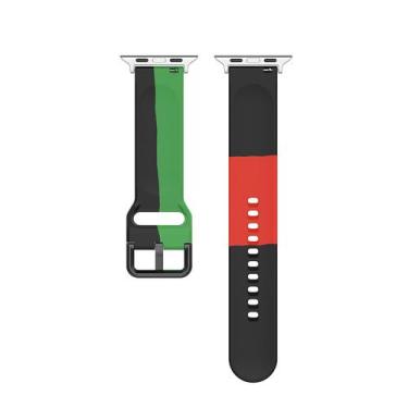Imagem de Pulseira de silicone para relógio esportivo para Apple Watch 4/3/2/1 3
