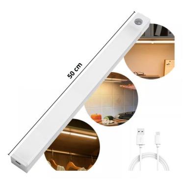 Imagem de Luminária Lâmpada Led Com Sensor Presença Recarregável 50cm - X-CELL, 