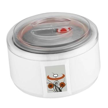 Imagem de Generic Máquina de iogurte com controle de temperatura, máquina de iogurte automática, leve e compacta, revestimento de aço inoxidável para dormitório