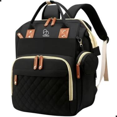Imagem de Mochila Bolsa Maternidade Original Impermeável Menina Menino Mamibag B